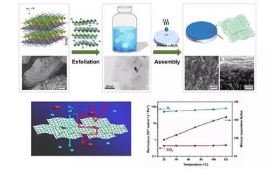 中科院大連化物所楊維慎研究員團隊在二維金屬有機骨架分離膜研究中取得重要新進展
